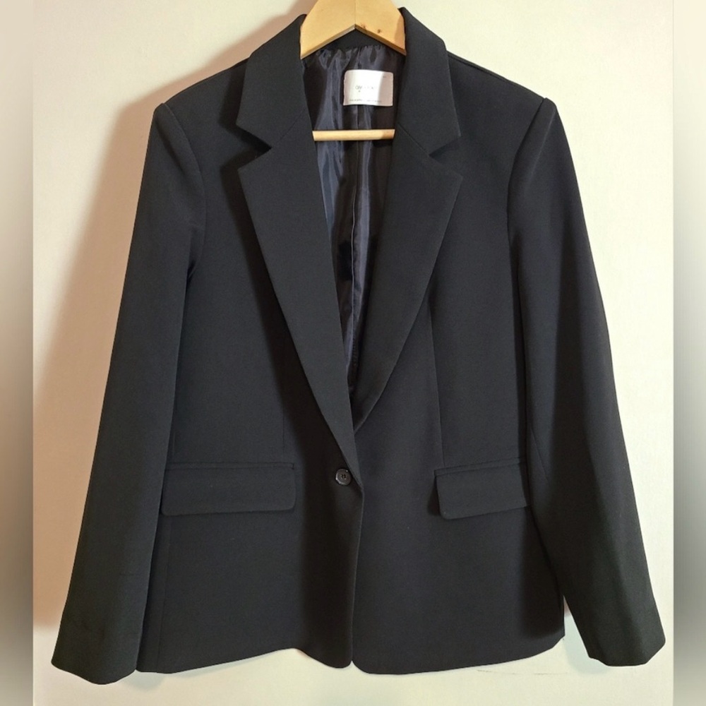Oak + Fort single button blazer